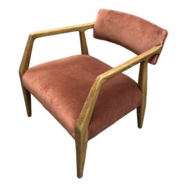 Four Hands Tyler Armchair, Auburn Velvet