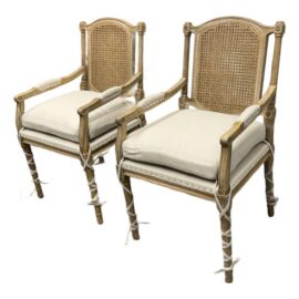 The Alley Exchange Wembley Armchairs, Pair. Original Price: $1,680
