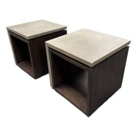 Four Hands Bina Freddie Side Tables, Pair. Original Price: $2,400