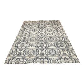 8ft 1in X 9ft 8in Crate & Barrel Pietro Terrazzo Geometric Area Rug, Gray. Original Price: $1,600