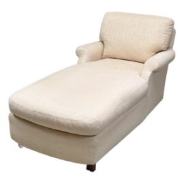 Pottery Barn Livingstone Chaise Lounge, Tan