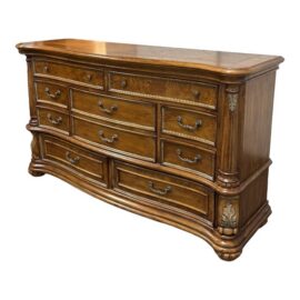 Traditional Carved Wood Dresser
