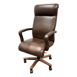 Ethan Allen High Back Executive Swivel Office Chair