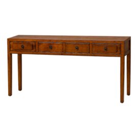 Asian Wood Console Table, Antique. Original Price: $4,500