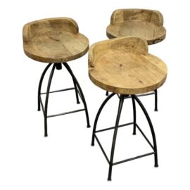 Arteriors Henson Counter Stools, Set of Three. Original Price: $2,550