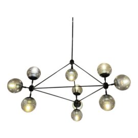 Possini Euro Gable 10-Light Modern Chandelier. Original Price: $900