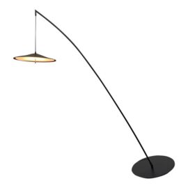 Salgado Frisbee Fishing Rod Floor Lamp