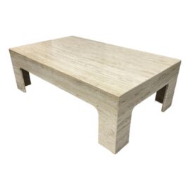Italian Travertine Coffee Table