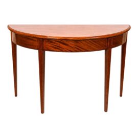 George III Demi Lune Console Table