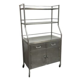 Shampaine Co. Stainless Steel Rolling Cabinet