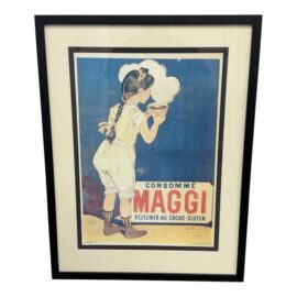 Framed “Consommé Maggi” Poster Reproduction