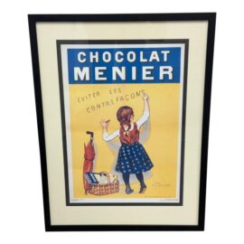 Framed Chocolat Menier Advertising Print