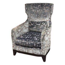 Bespoke Wingback Lounge Armchair
