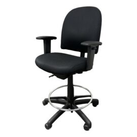 Ergonomic Seating & Products Model 4813 Drafting Chair, Foundation Ebony