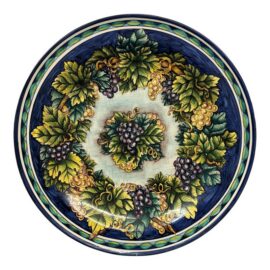 Ceramiche Grape Majolica Grande Piatto. Estimated Cost: $1,500