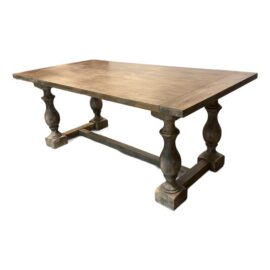 Restoration Hardware 17th Century Priory Rectangular Dining Table. Original Price: $3,000