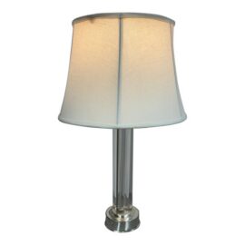 Restoration Hardware Glass Column Table Lamp