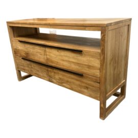 Crate & Barrel Linea II Natural Four-Drawer Dresser. Original Price: $1,900
