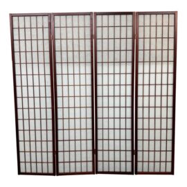 Japanese Shoji Style Room Divider Screen