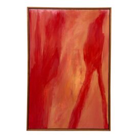 Abstract Expressionism Acrylic on Canvas, Framed