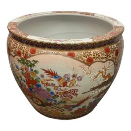 Satsuma-Style Porcelain Jardiniere