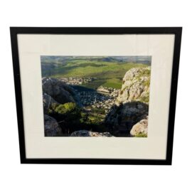 Israel Mount Arbel in the Lower Galilee Region Photograph, Framed