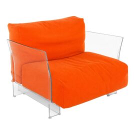 Piero Lissoni for Kartell Pop Outdoor / Indoor Armchair, Orange. Original Price: $3,400
