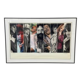 Baron Wolman Multiplex I Poster Collage, Signed