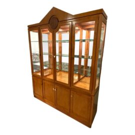 Hickory White Genesis Collection Biedermeier Style China Cabinet. Original Price: $7,000