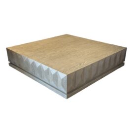 Restoration Hardware Geometric Faceted Coffee Table. Original Price: $2,900