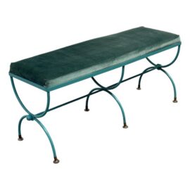 Hollywood Regency Style Bench