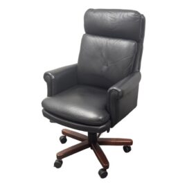 Bradington Young Leather Executive Swivel Office Chair. Estimate Price: $2,600