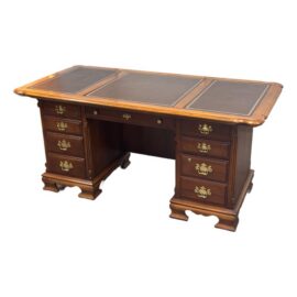 Lexington Traditional Double Pedestal Executive Desk