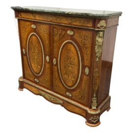 Louis XVI Style Marquetry Cabinet