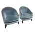 Richard Mishaan for Bolier & Co. Velvet Club Chairs, Pair. Original Price: $6,000
