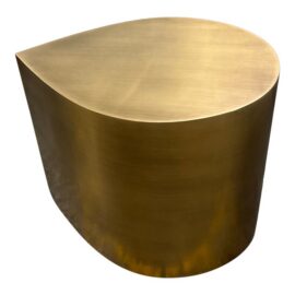 Jonathan Adler Brass Teardrop Side Table. Original Price: $1,200