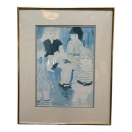 Jacqueline Rochester Watercolor Painting, Signed