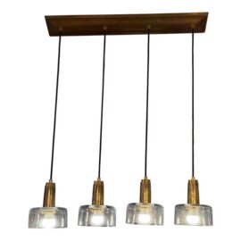 Thomas O’Brien for Visual Comfort Iris Quatro Linear Pendant. Original Price: $4,000
