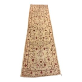 2ft 8in × 9ft 6in Pakistani Afghan Oushak Runner Rug