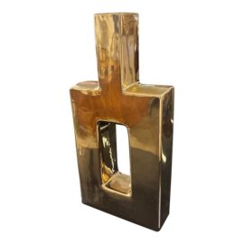 Z Gallerie Miami Gold Tall Vase