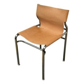 Vuue for CB2 Surf Sling Leather Side Chair. Original Price: $600
