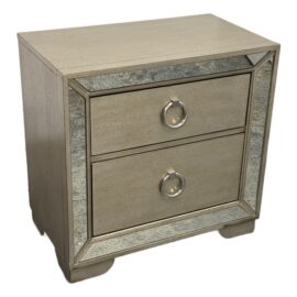 Z Gallerie Farrah Two Drawer Nightstand. Original Price: $500