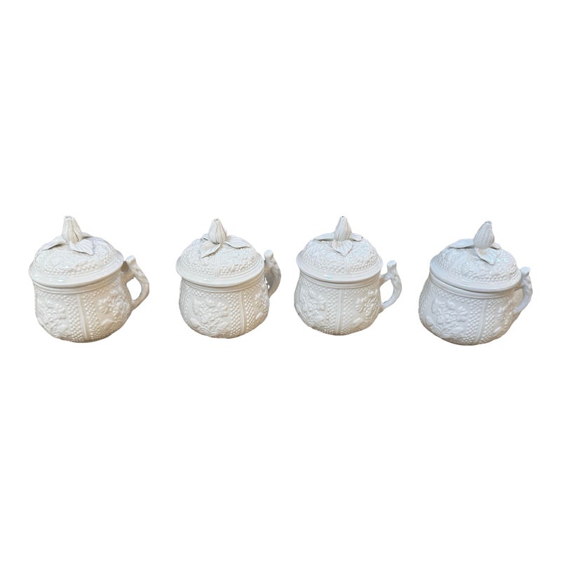 Mottahedeh Museum Reproductions “Musée Des Arts” Pot De Crème Cups