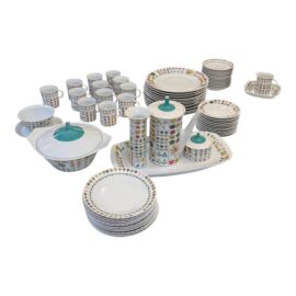 Rosenthal Studio-Linie “Piemonte” Porcelain Dinnerware, Set of 69 Pieces