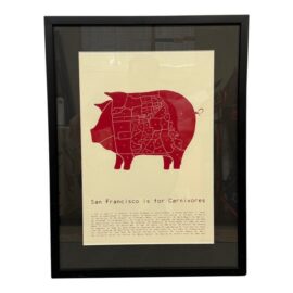 San Francisco Is for Carnivores Framed Print