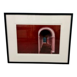 Jeffrey Becom Maya Color Red Architecture Ltd. Ed. Photograph, Signed