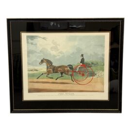 William J. Shayer English Aquatint of Lord William, Framed
