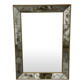 Agnew Associates Faceted Panel Wall Mirror