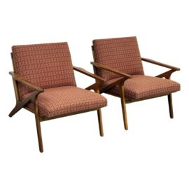 Crate & Barrel Cavett Armchairs, Pair. Original Price: $2,500