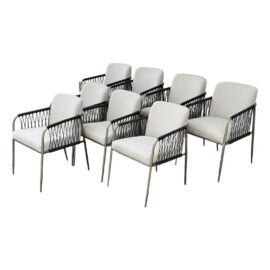 Caracole Remix Dining Room Chairs, Set of Eight. Original Price: $8,650